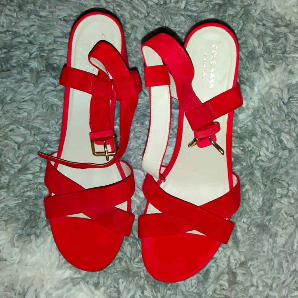 Red Sandals size 10